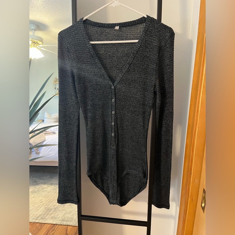 Free People Henley bodysuit